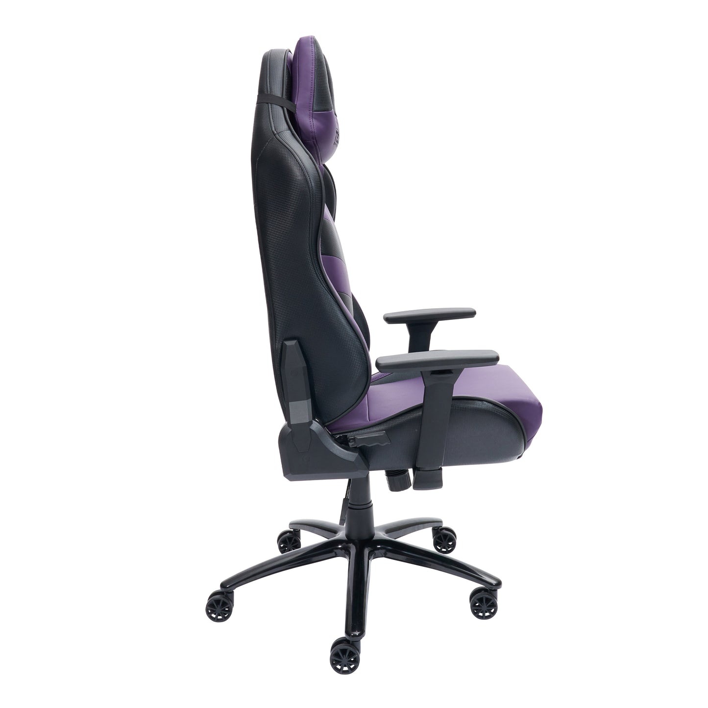 TS-61 Ergonomic High Back Racer Style Video Gaming Chair, Purple/Black