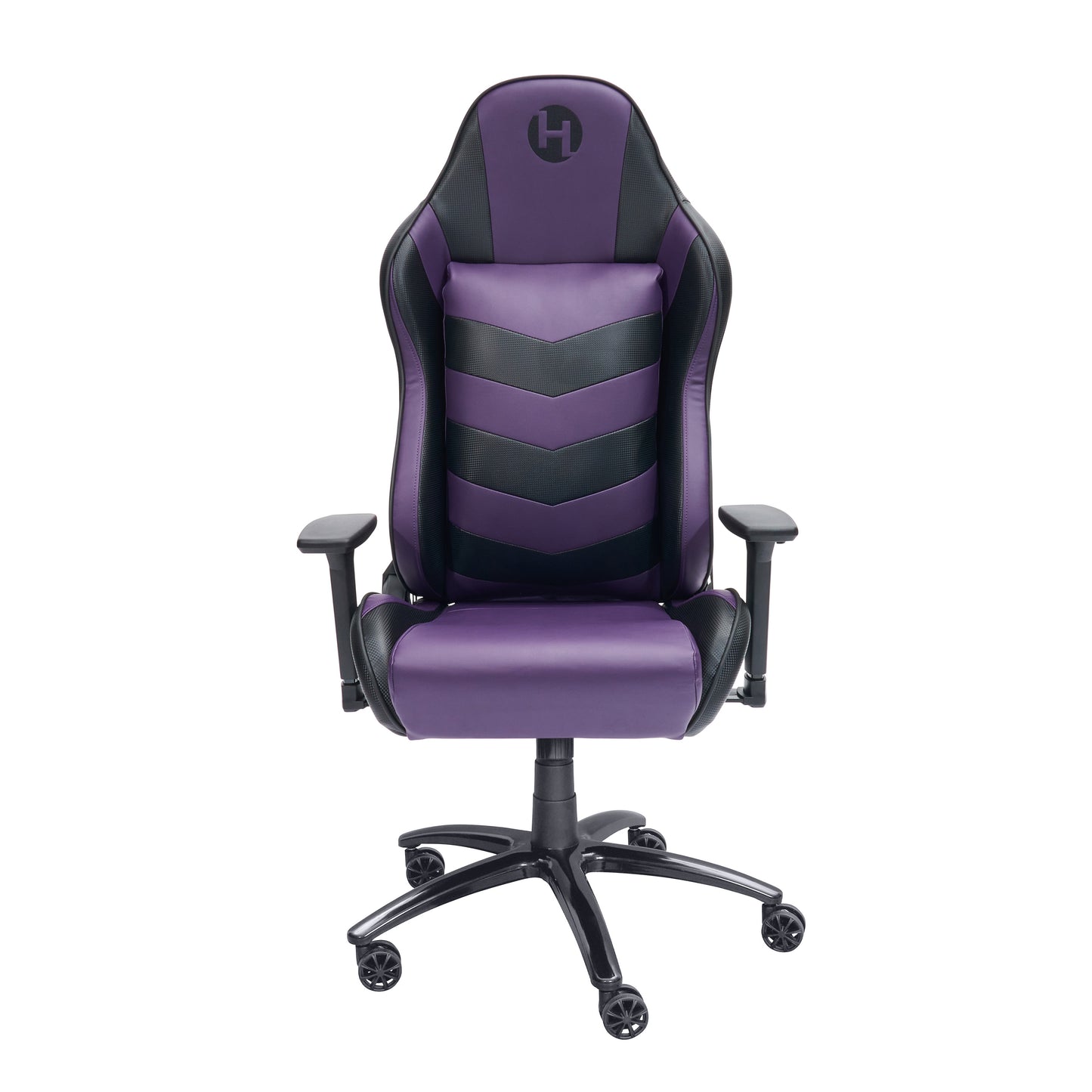 TS-61 Ergonomic High Back Racer Style Video Gaming Chair, Purple/Black