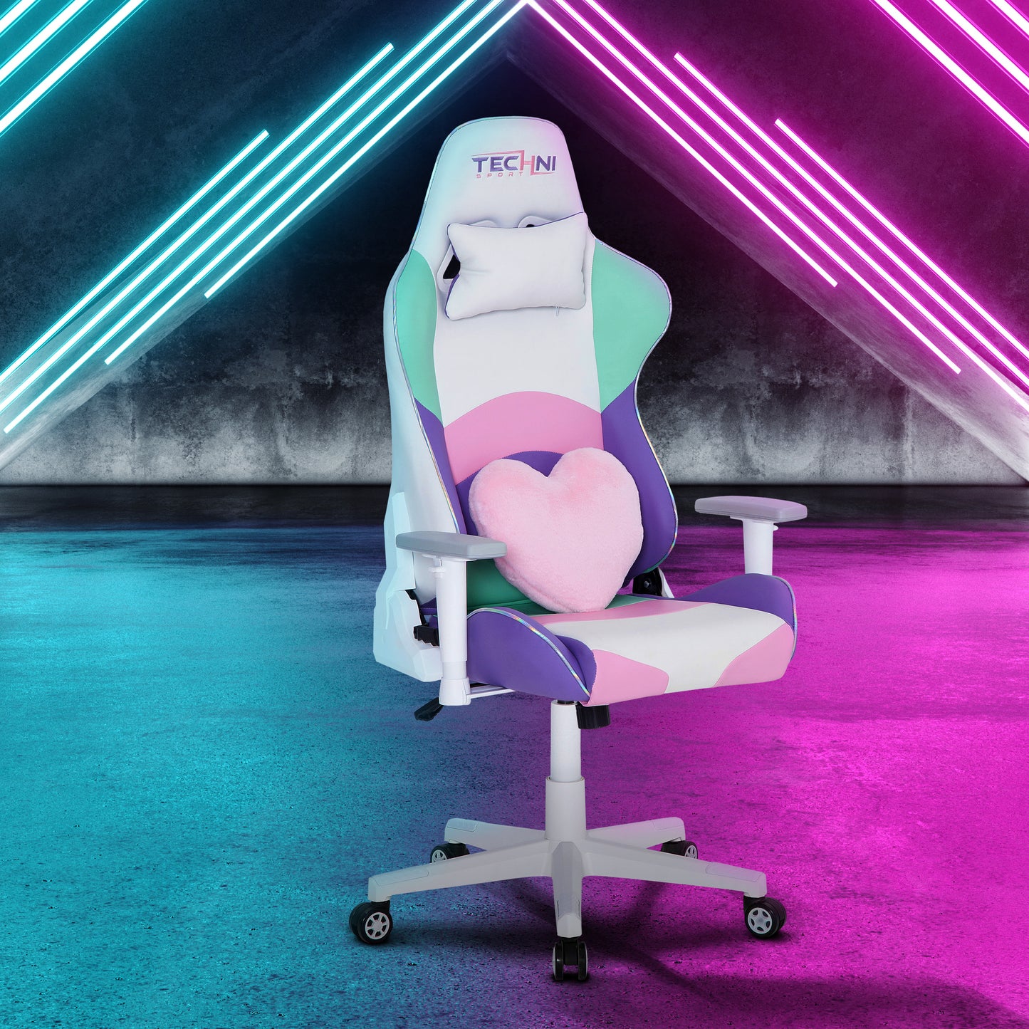 Pink purple on sale gaming chair