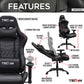 TS-5100 Ergonomic High Back Racer Style PC Gaming Chair, Black