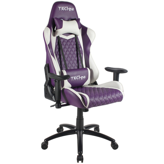 TS-52 Ergonomic High Back Racer Style PC Gaming Chair, Purple