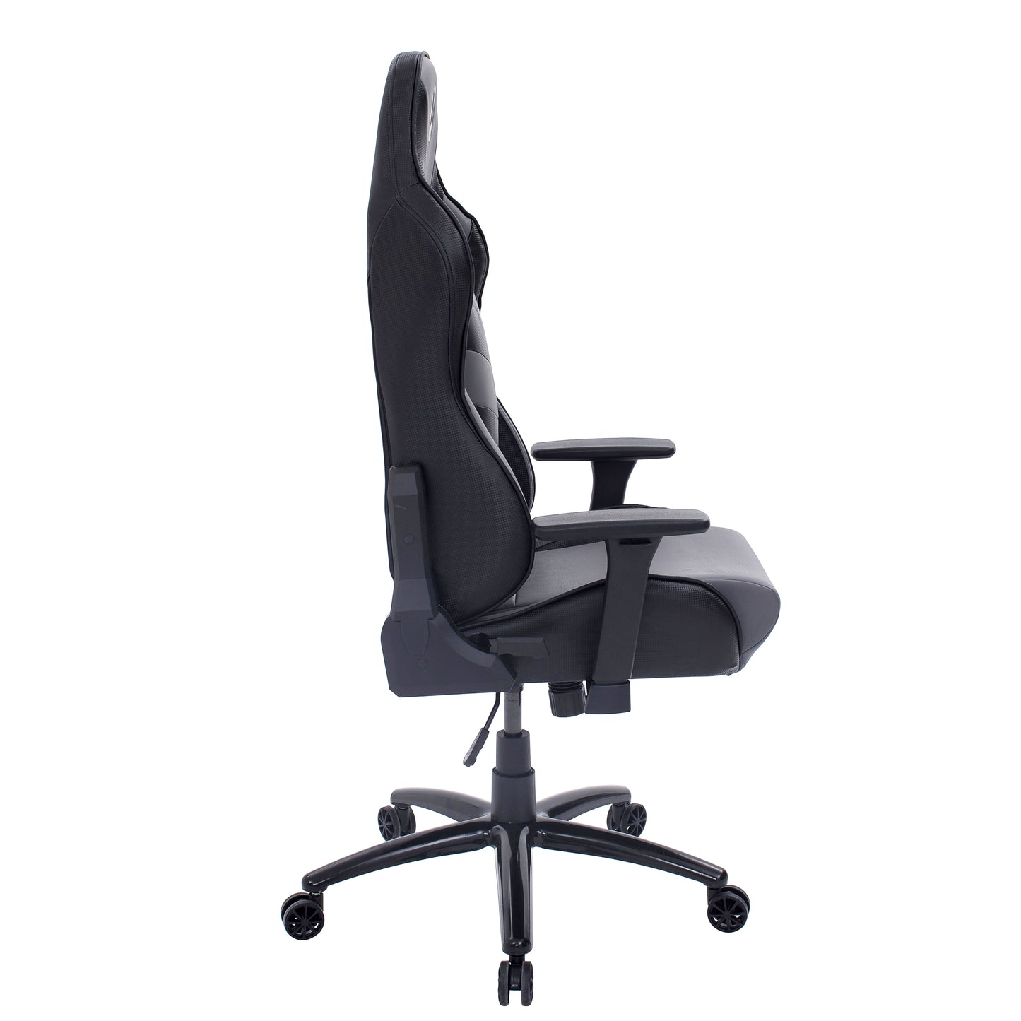 TS-61 Ergonomic High Back Racer Style Video Gaming Chair, Grey/Black