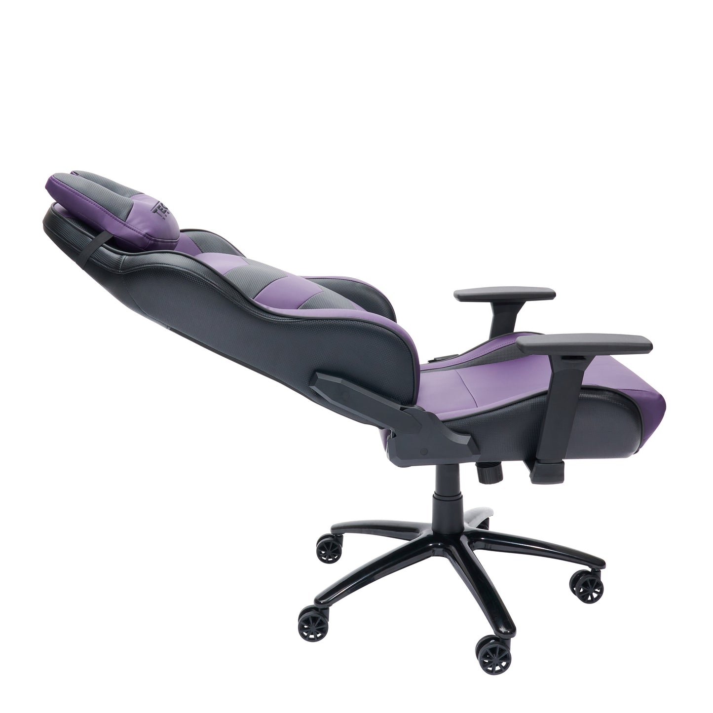 TS-61 Ergonomic High Back Racer Style Video Gaming Chair, Purple/Black