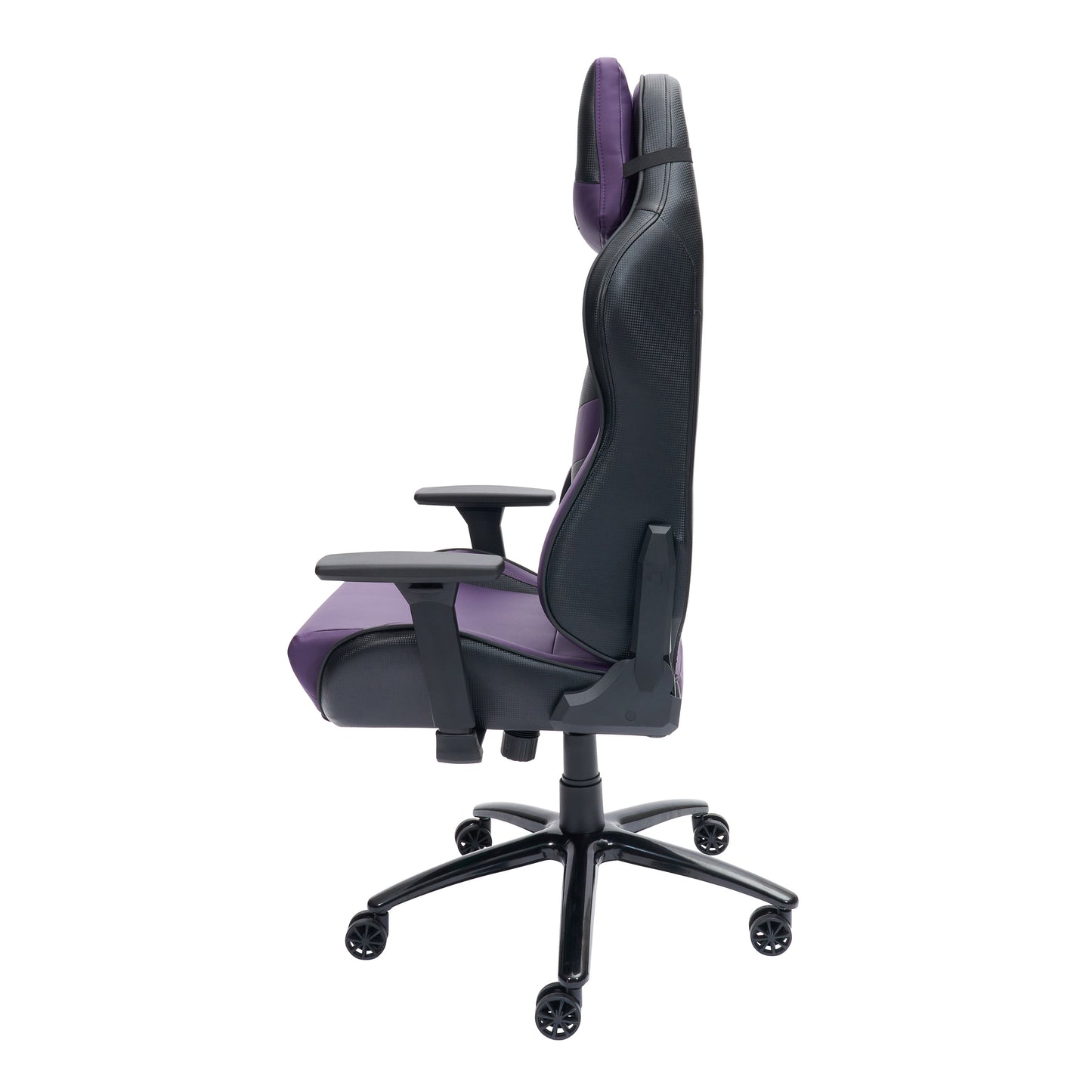 TS-61 Ergonomic High Back Racer Style Video Gaming Chair, Purple/Black