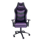 TS-61 Ergonomic High Back Racer Style Video Gaming Chair, Purple/Black