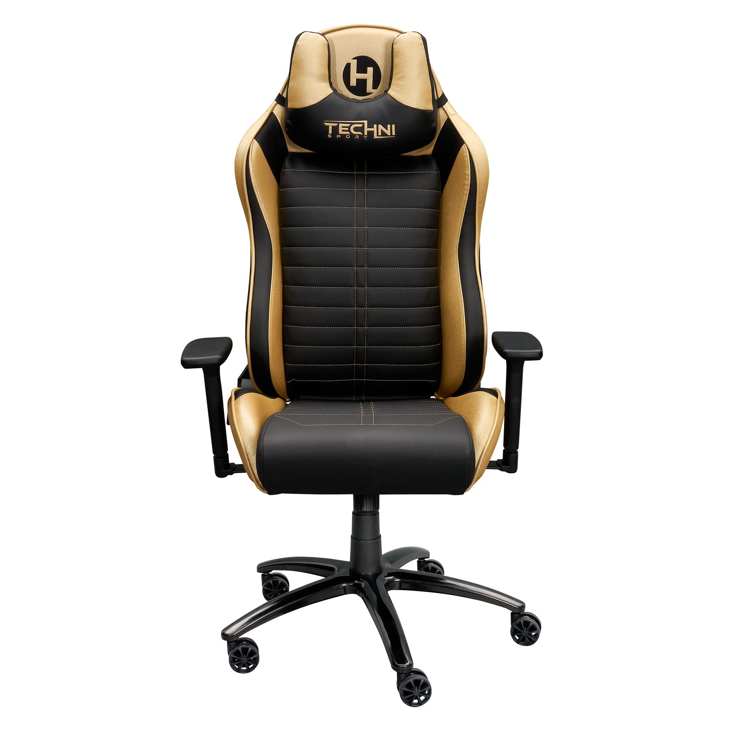 Ergonomic Racing Style Gaming Chair - Golden