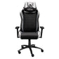 Ergonomic Racing Style Gaming Chair - Silver