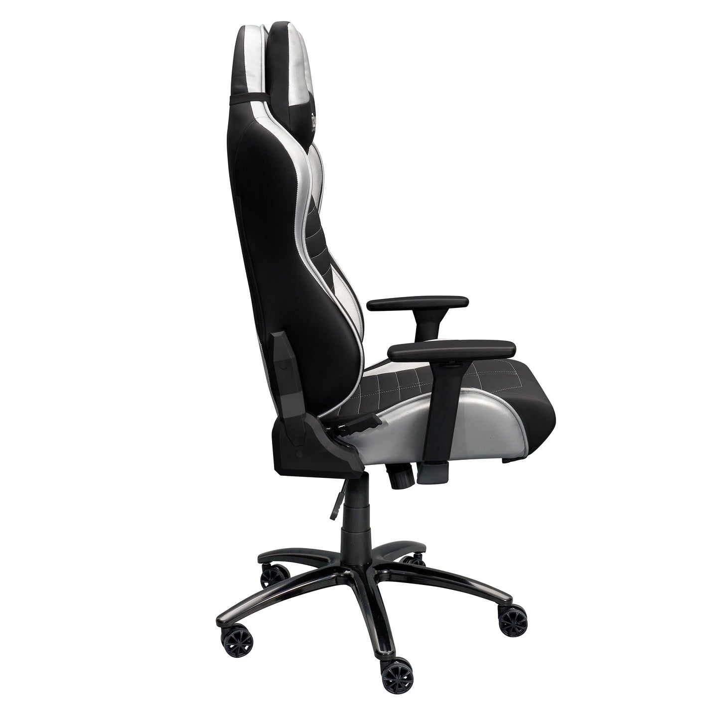 Ergonomic Racing Style Gaming Chair - Silver