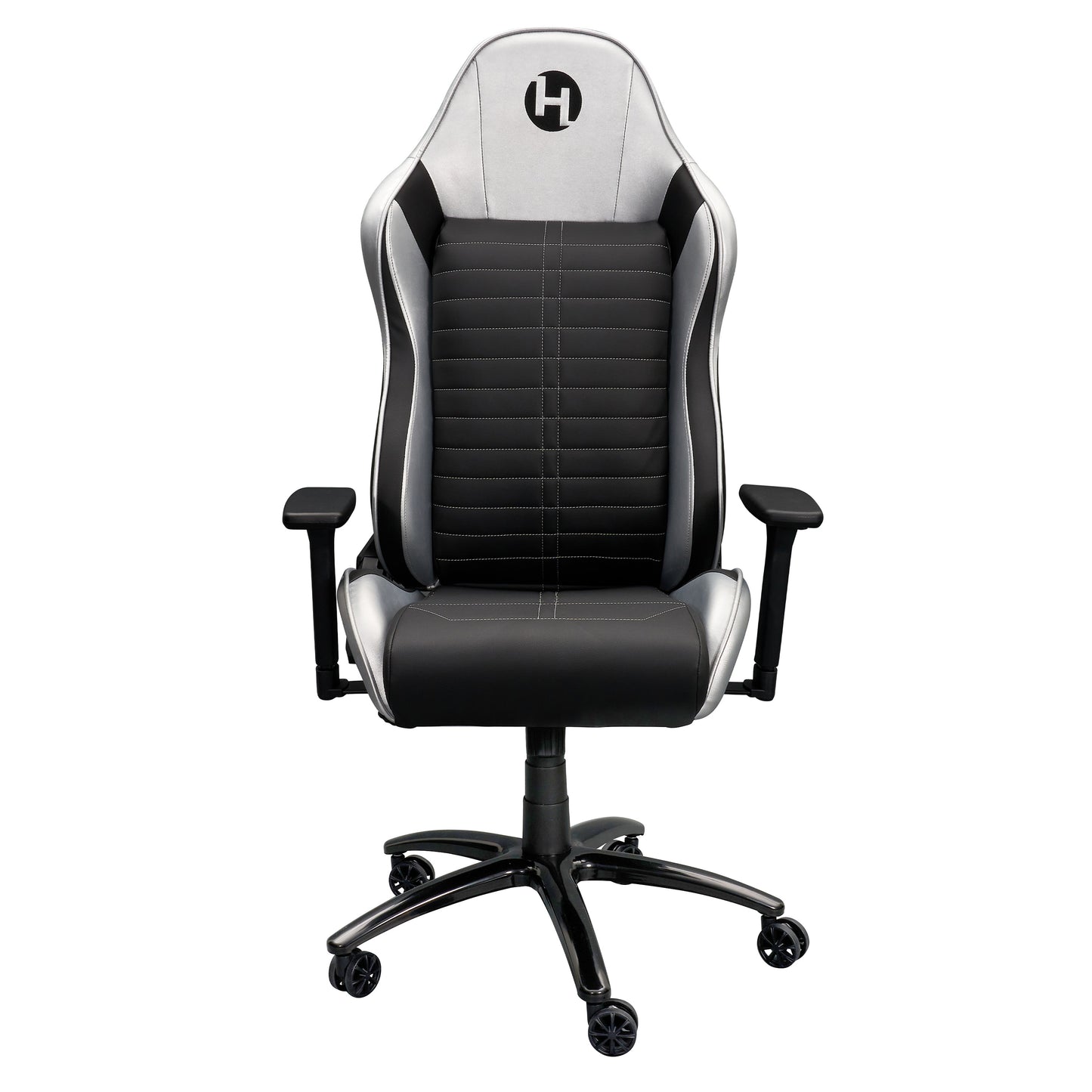 Ergonomic Racing Style Gaming Chair - Silver