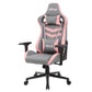 TS-83 Ergonomic High Back Racer Style PC Gaming Chair, Grey/Pink